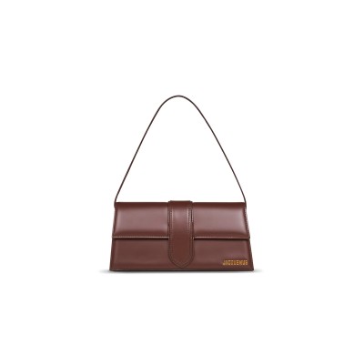JACQUEMUS BROWN THE LONG BAMBINO SHOULDER BAG 221BA033100850 (28*13.5*6cm)